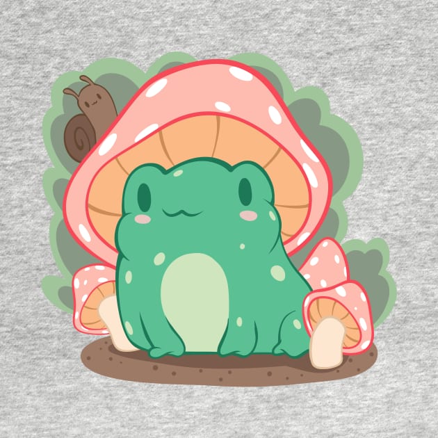 Cottagecore Aesthetic Frog Mushroom Hat Snail Kawaii by SWIFTYSPADE